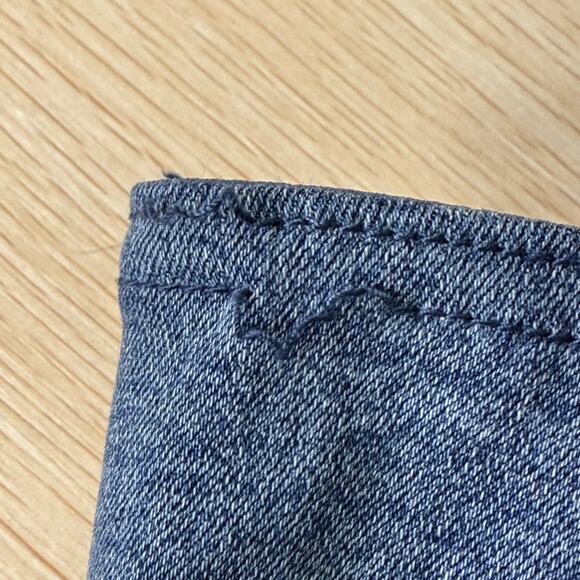 We The Free People Slim Pull On Flare Stretch Denim Jeans High Waist 27 - Picture 6 of 7